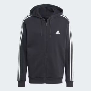 Adidas Black Zip Up Hoodie